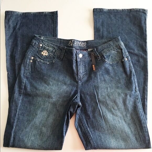 Dereon Bootcut Jeans Size 13/14 - Picture 1 of 5